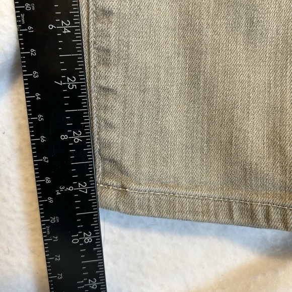 Eileen Fisher Jeans Size 14 Gray Denim 98%Cotton 2% Spandex Straight 5Pocket EUC - Picture 10 of 11